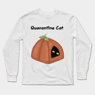 Black Cat Quarantine Long Sleeve T-Shirt